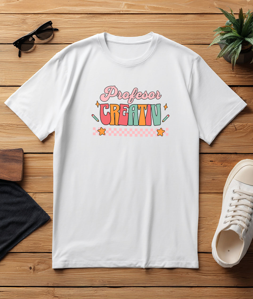 Tricou Femei, Barbati, Copii, Fata, Baiat, Unisex Personalizat Rechizite Școlare pentru Educație și Creativitate - Produse Personalizate pentru Copii și Profesori [3]