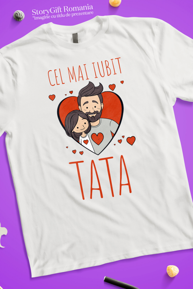 Tricou Femei, Barbati, Copii, Fata, Baiat, Unisex Personalizat Cadouri Personalizate Tata și Fiu | Tata, Tu Ești Regele Meu, Coroană Regală [3]