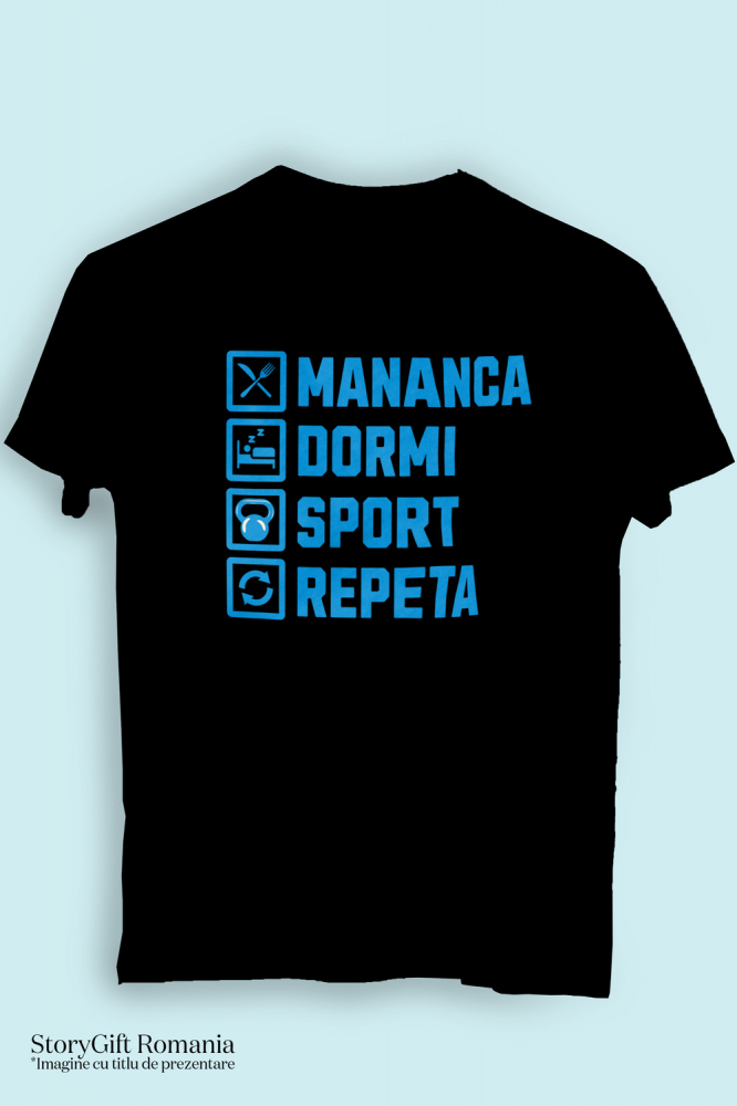 Tricou Femei, Barbati, Copii, Fata, Baiat, Unisex Personalizat Rutina Zilnică Sport - Tricou Personalizat pentru Sportivi și Echipe [3]