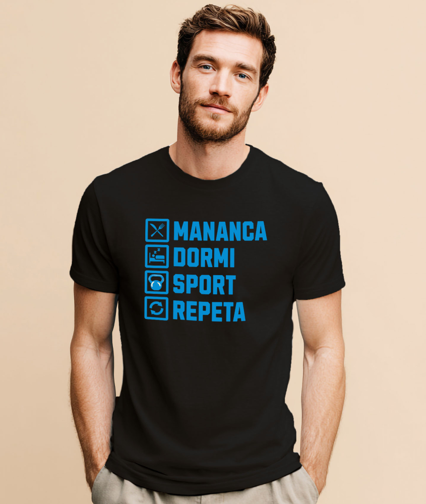 Tricou Femei, Barbati, Copii, Fata, Baiat, Unisex Personalizat Rutina Zilnică Sport - Tricou Personalizat pentru Sportivi și Echipe [2]
