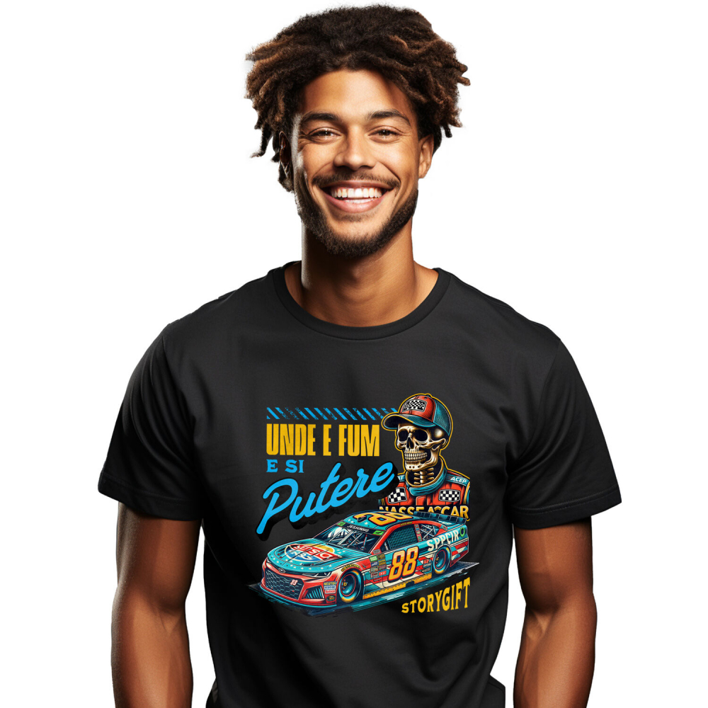 Tricou Femei, Barbati, Copii, Fata, Baiat, Unisex Personalizat Schelet Pilot Formula 1 – Adrenalină, Viteză și Stil Unic [1]