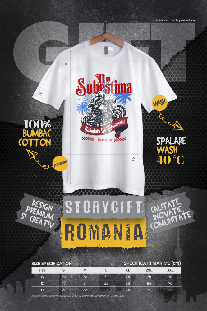 Tricou Femei, Barbati, Copii, Fata, Baiat, Unisex Personalizat Schelete Motociclist – Aventură Înfricoșătoare pe Insulă Tropicală [4]