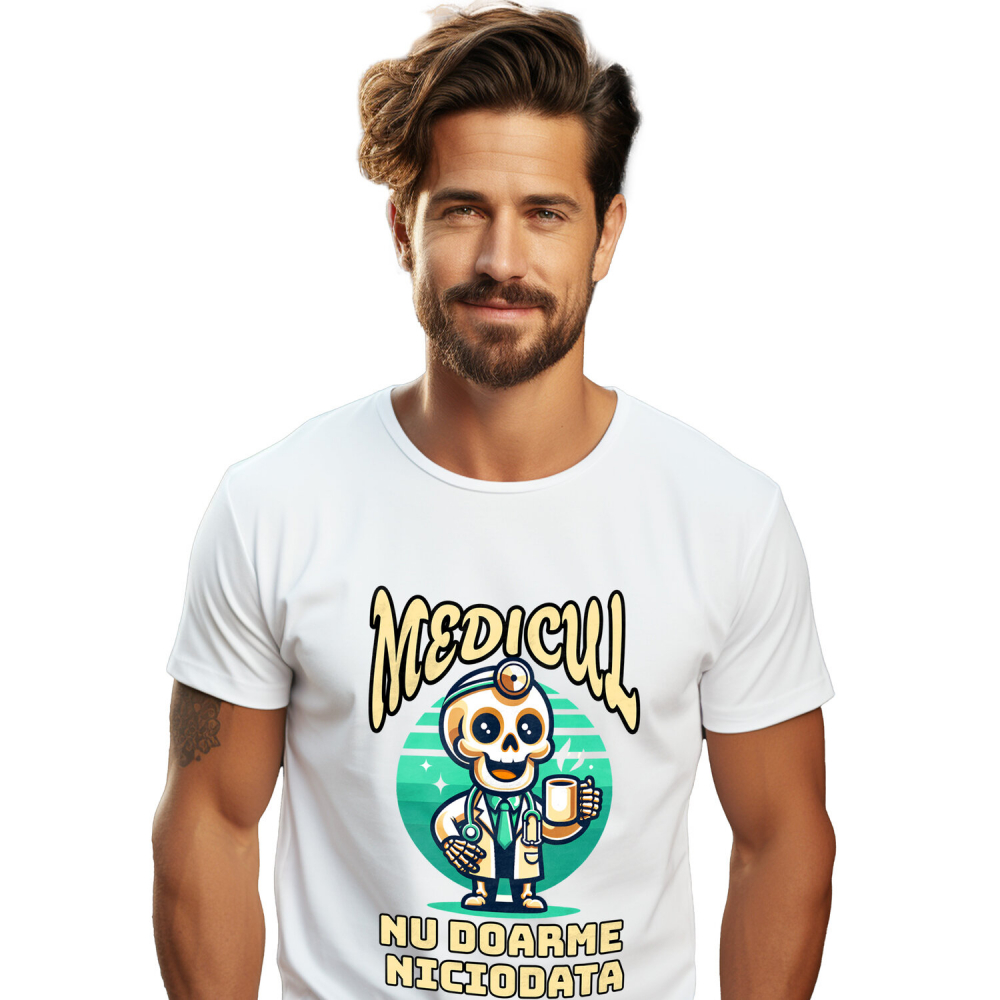 Tricou Femei, Barbati, Copii, Fata, Baiat, Unisex Personalizat Schelete Vesel Cu Cafea – Somn Niciodată, Doar Energie! [1]