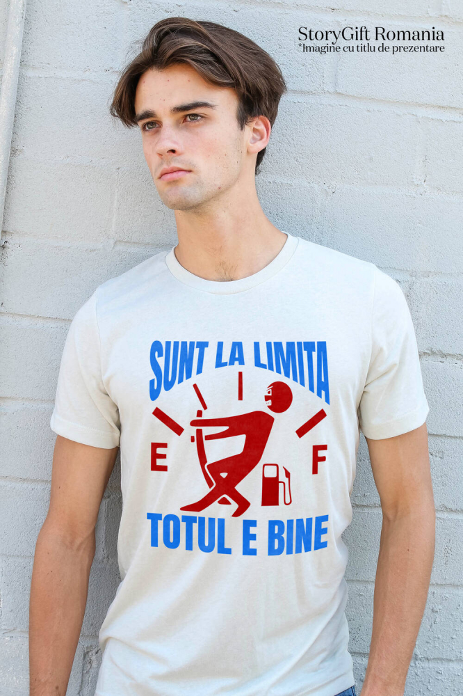 Tricou Femei, Barbati, Copii, Fata, Baiat, Unisex Personalizat Semn Bord Auto – Nivel Combustibil Scăzut cu Design Amuzant [2]