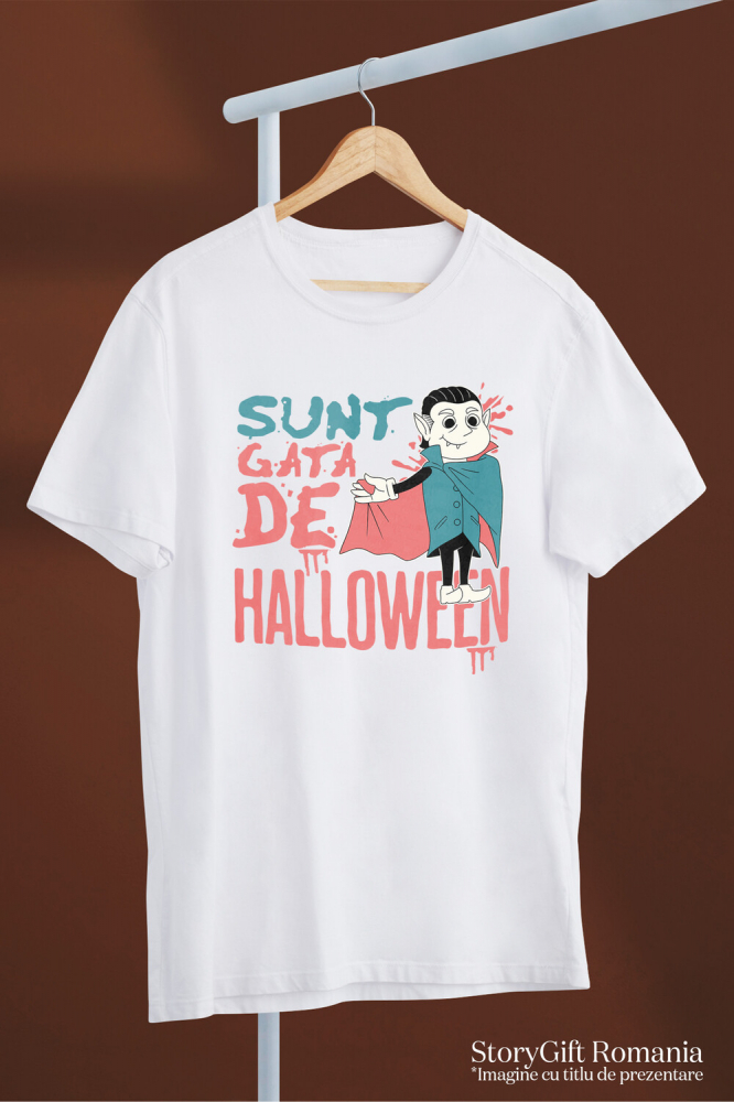 Tricou Femei, Barbati, Copii, Fata, Baiat, Unisex Personalizat Costum Dracula Cu Colți Și Capa | Halloween Horror pentru Copii și Adulți [3]