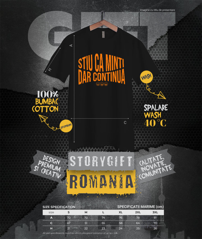 Tricou Femei, Barbati, Copii, Fata, Baiat, Unisex Personalizat „Cadouri personalizate amuzante cu mesaje despre minciună și sarcasm pentru familie și prieteni” [4]