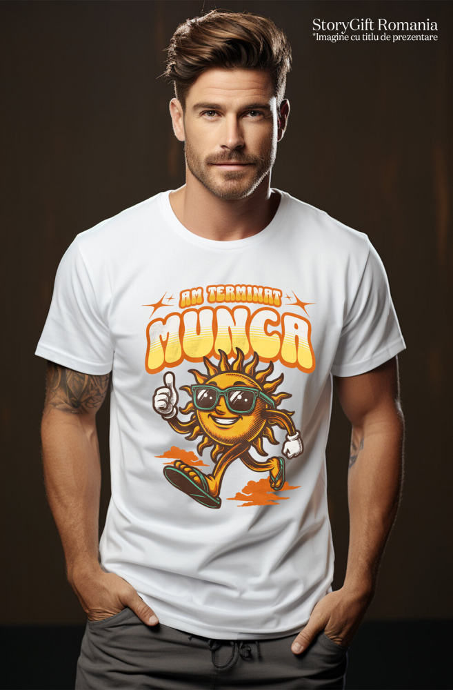 Tricou Femei, Barbati, Copii, Fata, Baiat, Unisex Personalizat "Produse personalizate pentru vacanță – Soare cu ochelari și papuci de plajă pentru familie și copii" [2]