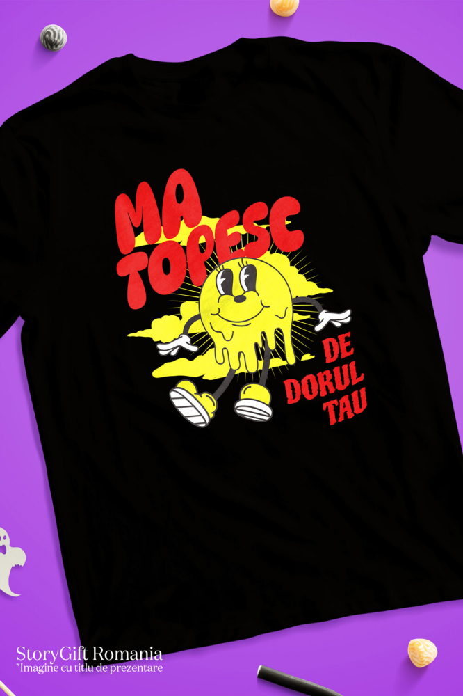 Tricou Femei, Barbati, Copii, Fata, Baiat, Unisex Personalizat Soare Vesel Topindu-se - Cadouri Personalizate Pentru Valentine's Day și Plajă [3]