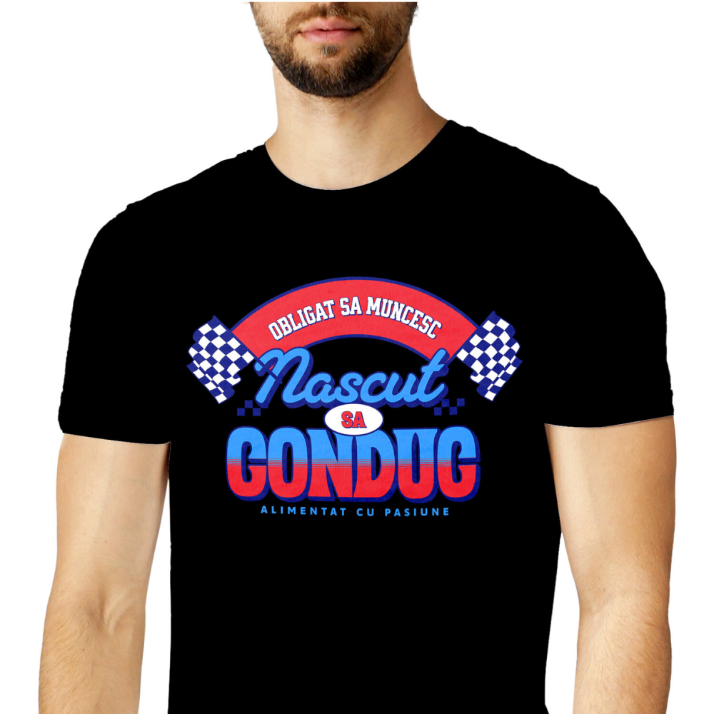 Tricou Femei, Barbati, Copii, Fata, Baiat, Unisex Personalizat Steag Curse Ilegale – Cadou Perfect pentru Iubitorii de Mașini și Viteză [1]