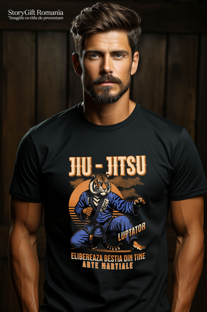 Tricou Femei, Barbati, Copii, Fata, Baiat, Unisex Personalizat Tigru Karate – Design Motivațional Arte Marțiale [2]