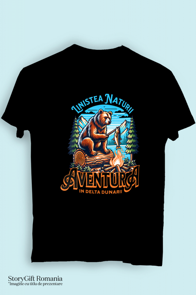 Tricou Femei, Barbati, Copii, Fata, Baiat, Unisex Personalizat Tricou Personalizat Aventură - „Liniștea Naturii, Delta Dunării” | Cadouri Outdoor [3]