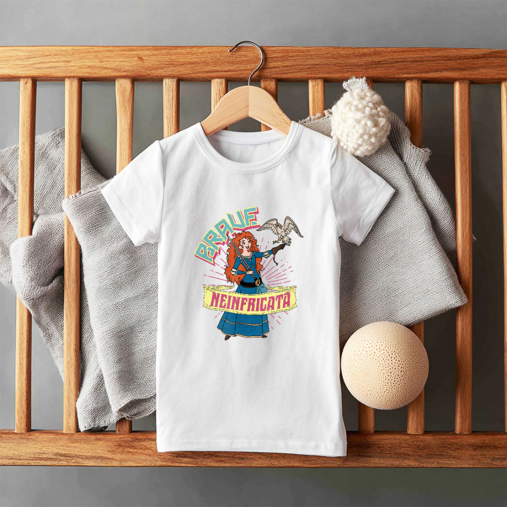 Tricou Copii cu Brave – Inima de Erou 100% Bumbac, Alb, 12 Ani [5]