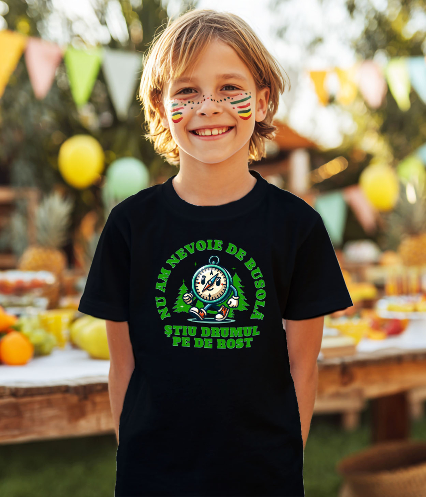 Tricou Femei, Barbati, Copii, Fata, Baiat, Unisex Personalizat "Cadou Personalizat ‘Nu Am Nevoie De Busolă’ – Mesaj Motivațional pentru Iubitorii de Drumeție și Aventură Montană" [3]