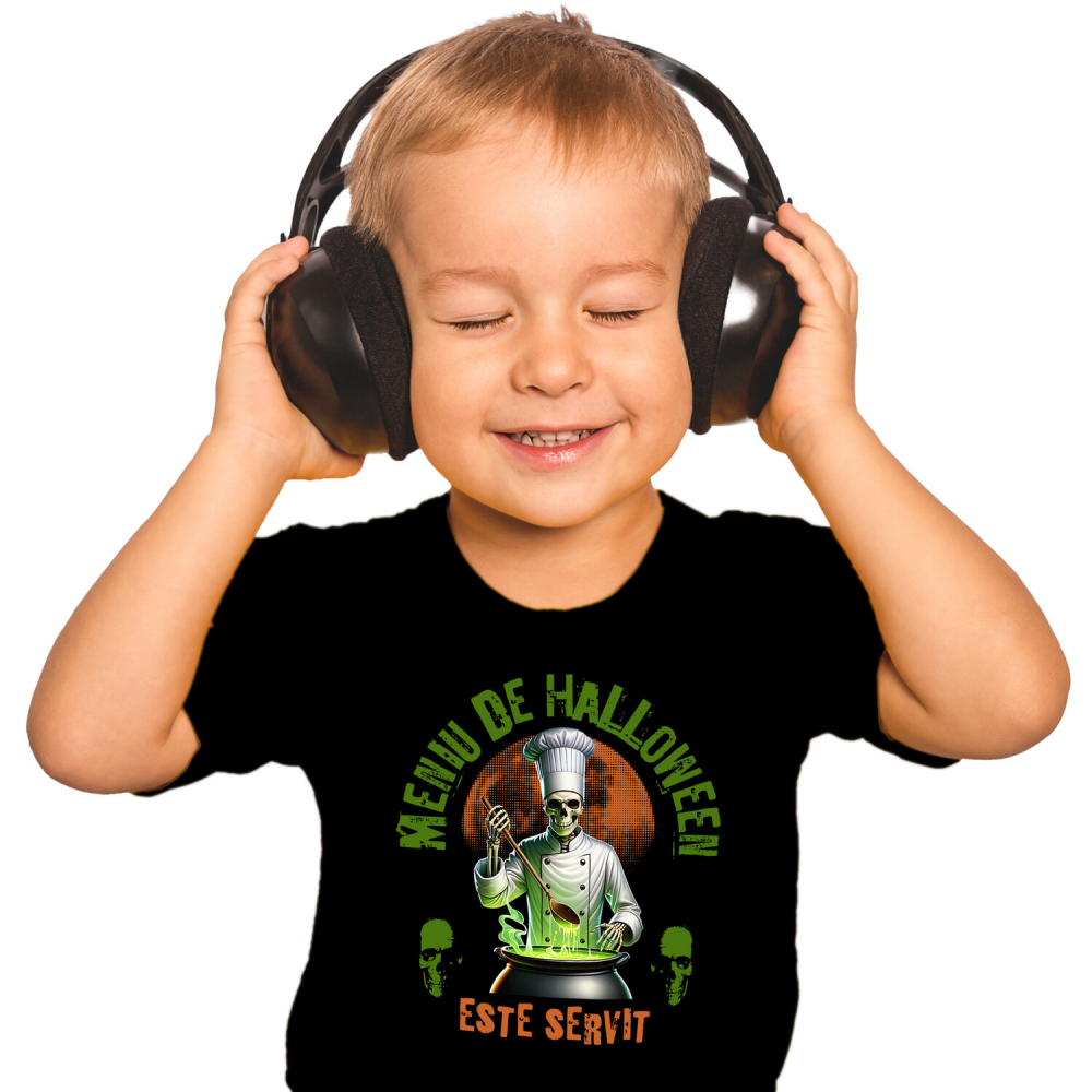 Tricou Femei, Barbati, Copii, Fata, Baiat, Unisex Personalizat Bucătar cu Oală Mare și Poțiune Magică | Meniu De Halloween | Cadou Personalizat Halloween [1]