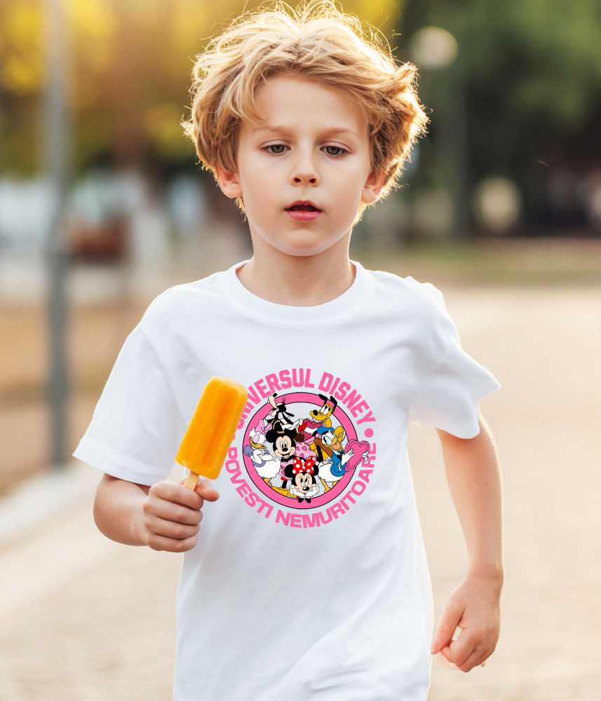 Tricou Copii cu Clubul lui Mickey Mouse 100% Bumbac, Alb, 10 Ani [4]
