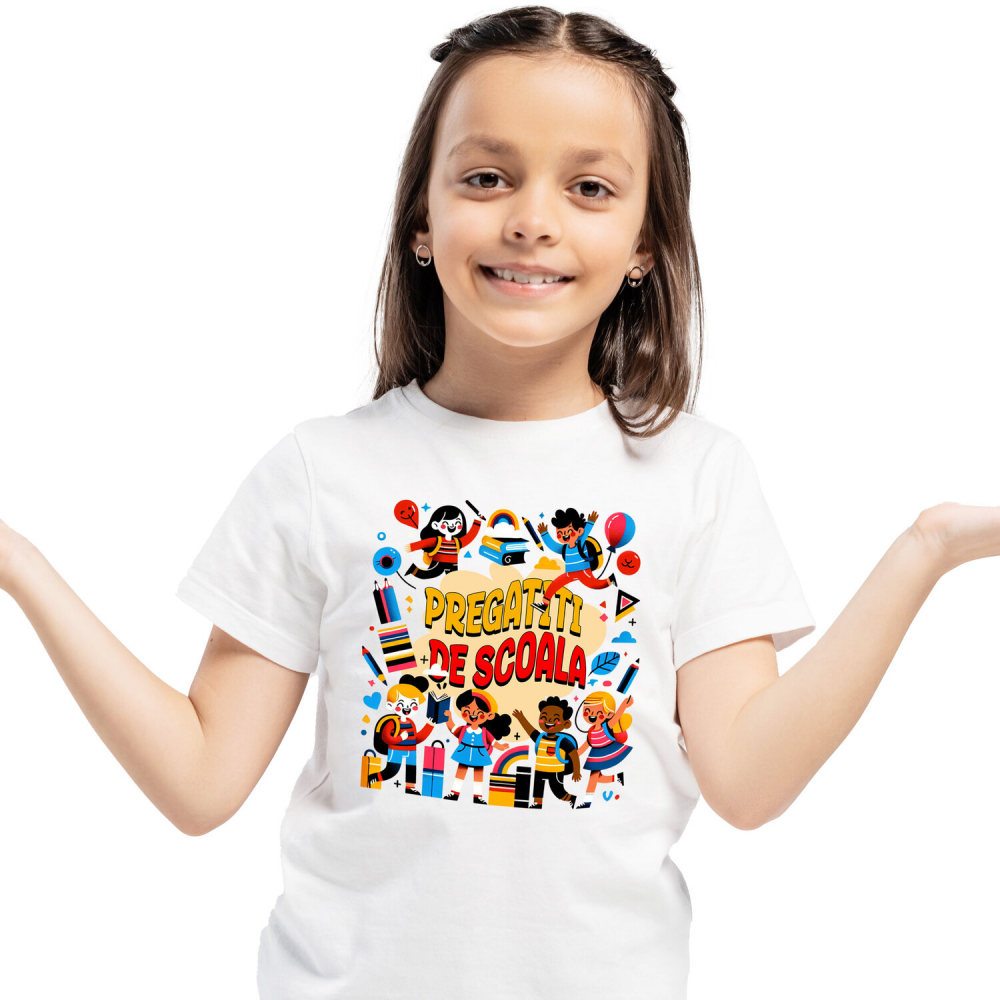 Tricou Femei, Barbati, Copii, Fata, Baiat, Unisex Personalizat Produse Personalizate Pentru Copii Veseli - Educație, Rechizite Școlare și Distracție [2]