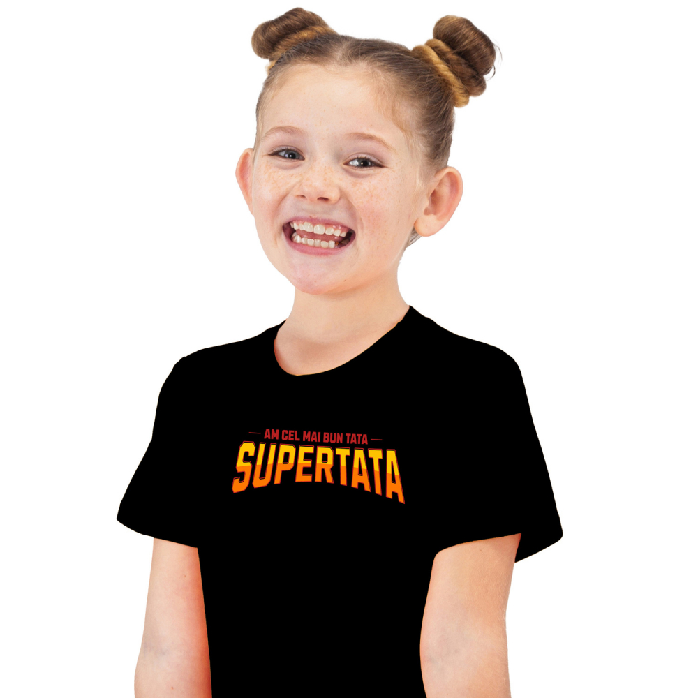 Tricou Femei, Barbati, Copii, Fata, Baiat, Unisex Personalizat Cadouri Personalizate Super Erou Tata | Cea Mai Bună Tata, Familie și Iubire [2]