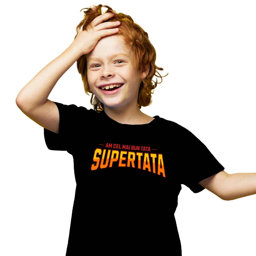 Tricou Femei, Barbati, Copii, Fata, Baiat, Unisex Personalizat Cadouri Personalizate Super Erou Tata | Cea Mai Bună Tata, Familie și Iubire [1]