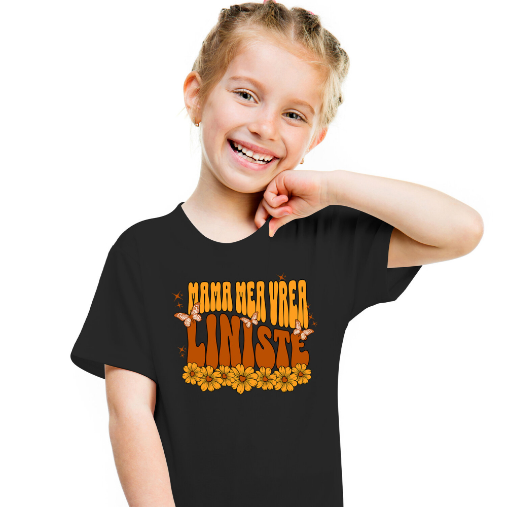 Tricou Femei, Barbati, Copii, Fata, Baiat, Unisex Personalizat Decor Personalizat pentru Mama - Flori Galbene și Mesaj Special [1]