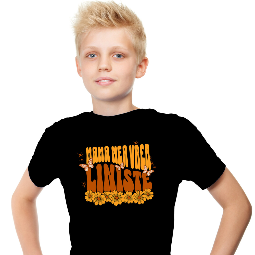 Tricou Femei, Barbati, Copii, Fata, Baiat, Unisex Personalizat Decor Personalizat pentru Mama - Flori Galbene și Mesaj Special [2]