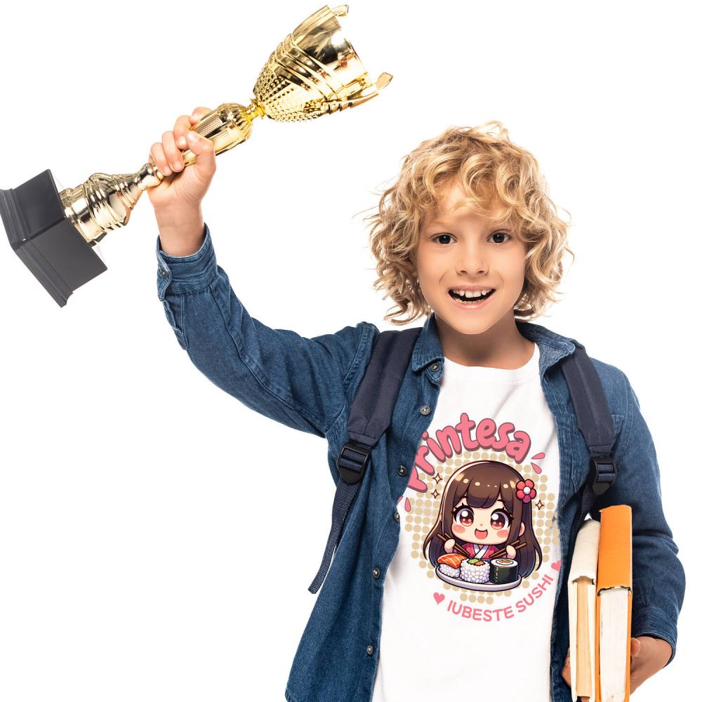 Tricou Femei, Barbati, Copii, Fata, Baiat, Unisex Personalizat Produse personalizate cu iubire pentru sushi | Cadouri unice pentru familie și copii [1]