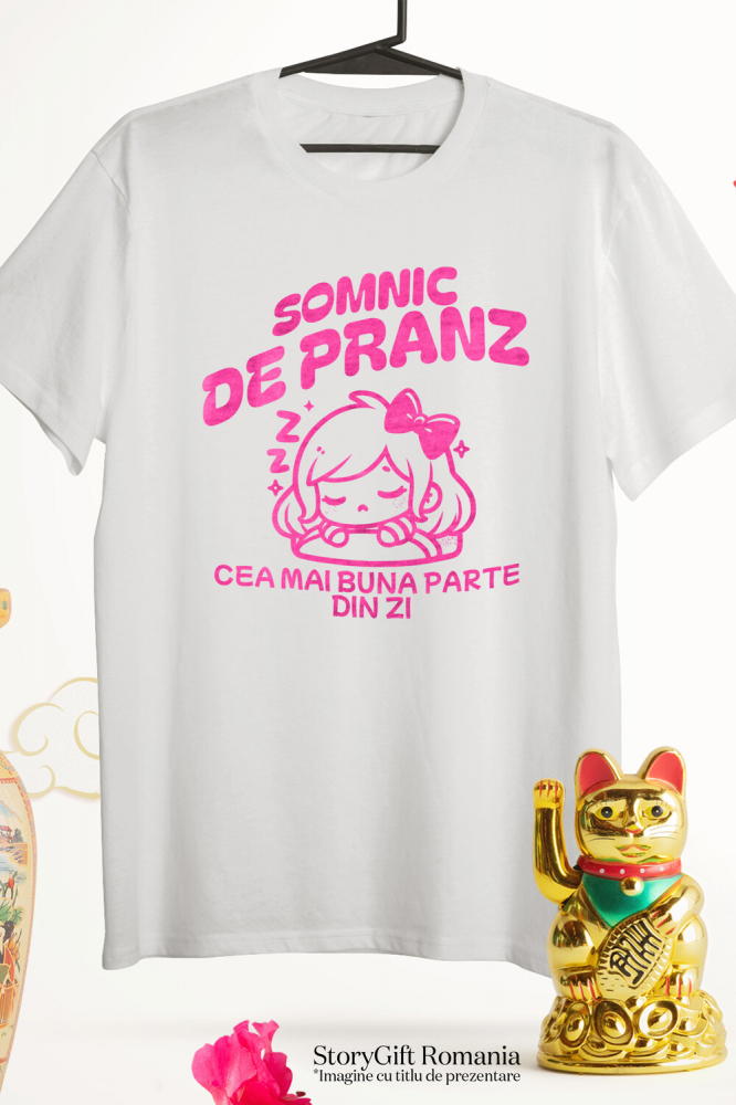 Tricou Femei, Barbati, Copii, Fata, Baiat, Unisex Personalizat Fata Dormind cu Funda – Cadou Personalizat pentru Copii și Familie [3]