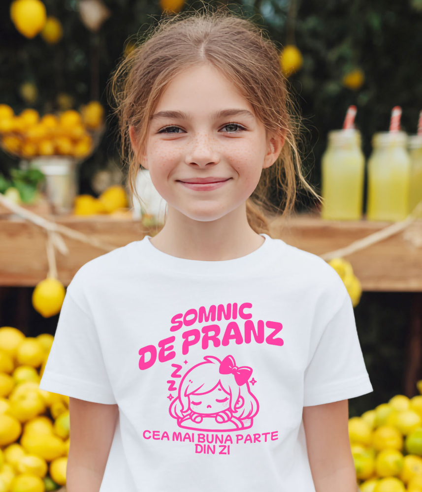 Tricou Femei, Barbati, Copii, Fata, Baiat, Unisex Personalizat Fata Dormind cu Funda – Cadou Personalizat pentru Copii și Familie [3]