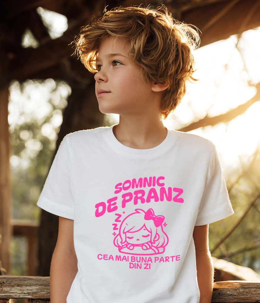 Tricou Femei, Barbati, Copii, Fata, Baiat, Unisex Personalizat Fata Dormind cu Funda – Cadou Personalizat pentru Copii și Familie [4]