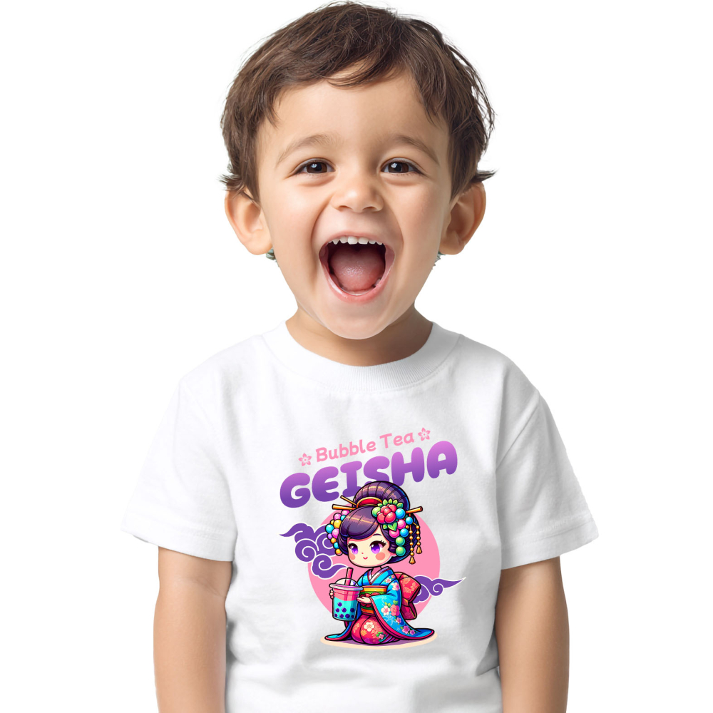 Tricou Femei, Barbati, Copii, Fata, Baiat, Unisex Personalizat „Fată Stil Asiatic cu Ceai Rece cu Bule - Pahar Personalizat pentru Bubble Tea” [2]