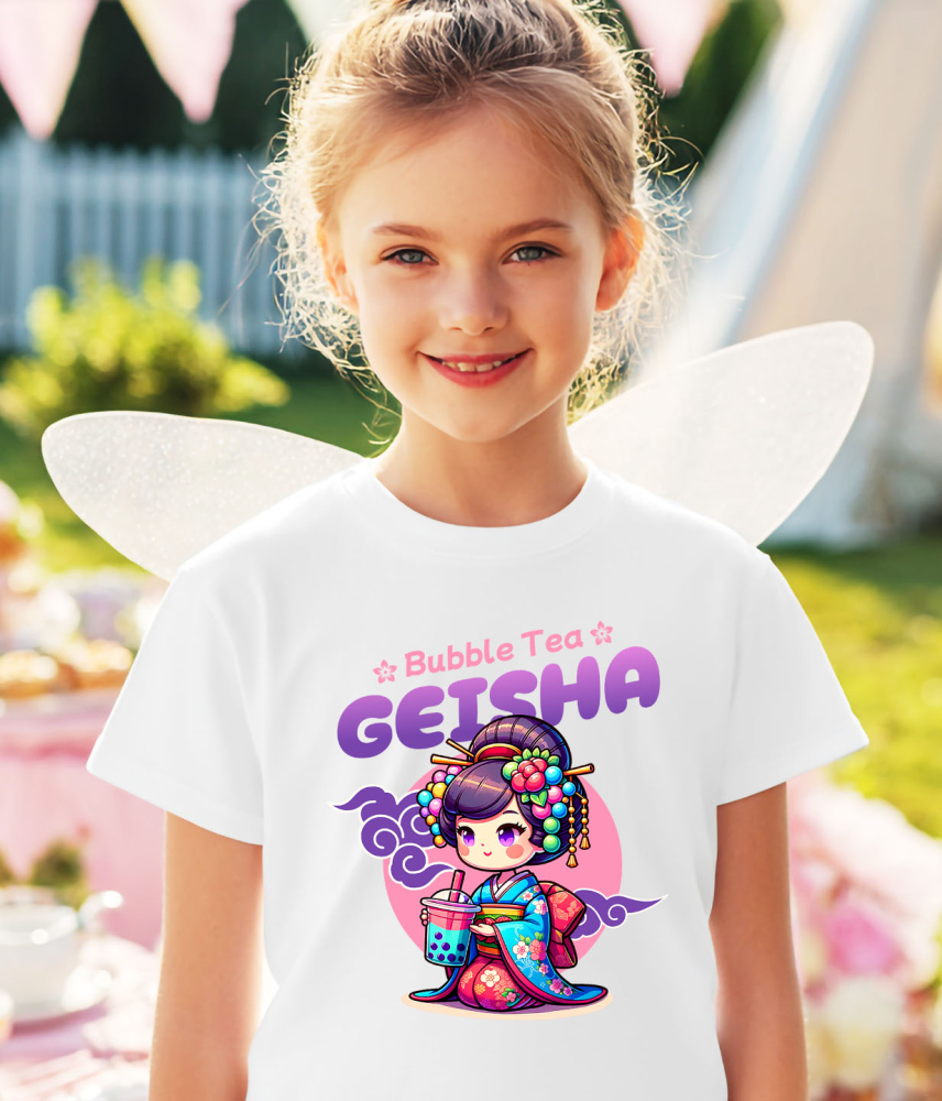 Tricou Femei, Barbati, Copii, Fata, Baiat, Unisex Personalizat „Fată Stil Asiatic cu Ceai Rece cu Bule - Pahar Personalizat pentru Bubble Tea” [3]