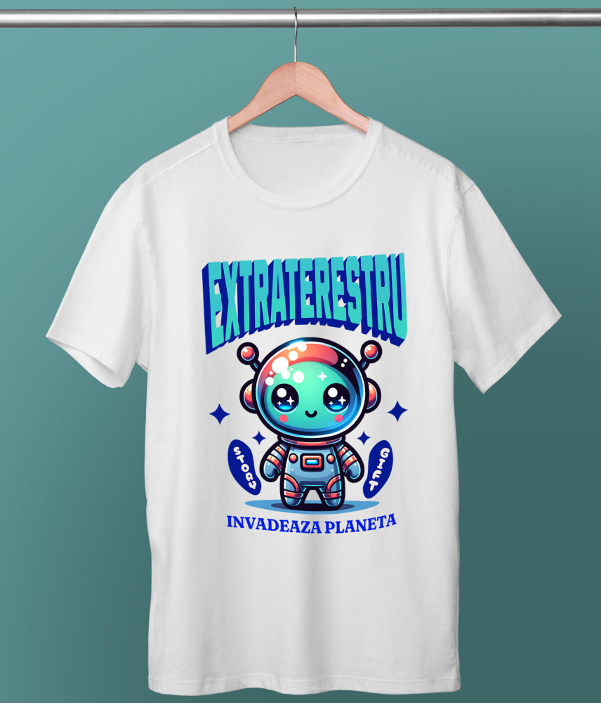 Tricou Femei, Barbati, Copii, Fata, Baiat, Unisex Personalizat Costum Extraterestru Invazie - Costum Spațial Personalizat pentru Familie, Copii și Tati [5]