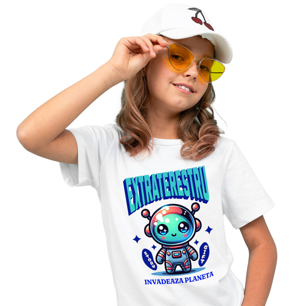 Tricou Femei, Barbati, Copii, Fata, Baiat, Unisex Personalizat Costum Extraterestru Invazie - Costum Spațial Personalizat pentru Familie, Copii și Tati [2]