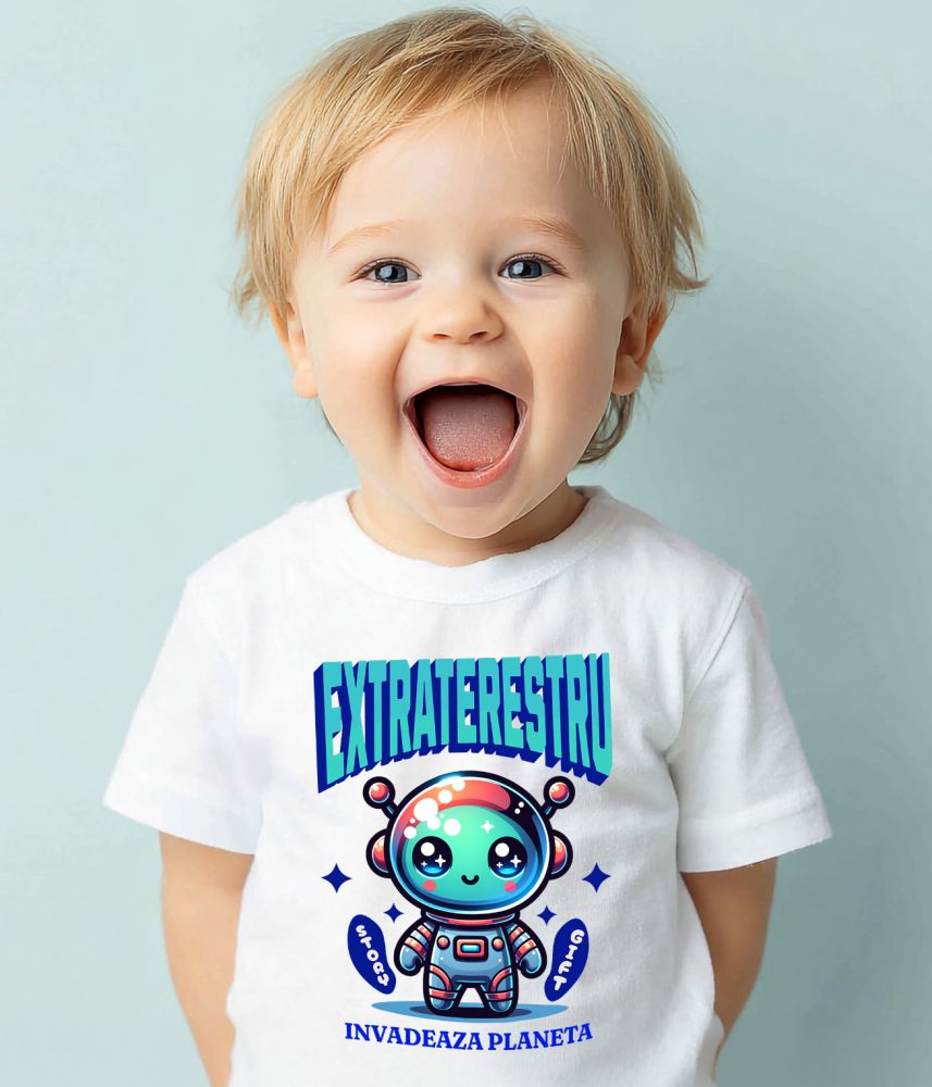 Tricou Femei, Barbati, Copii, Fata, Baiat, Unisex Personalizat Costum Extraterestru Invazie - Costum Spațial Personalizat pentru Familie, Copii și Tati [4]