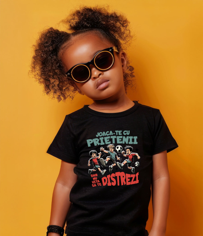 Tricou Femei, Barbati, Copii, Fata, Baiat, Unisex Personalizat Cadouri Personalizate pentru Iubitorii Fotbalului – Familie, Prieteni și Distracție [4]