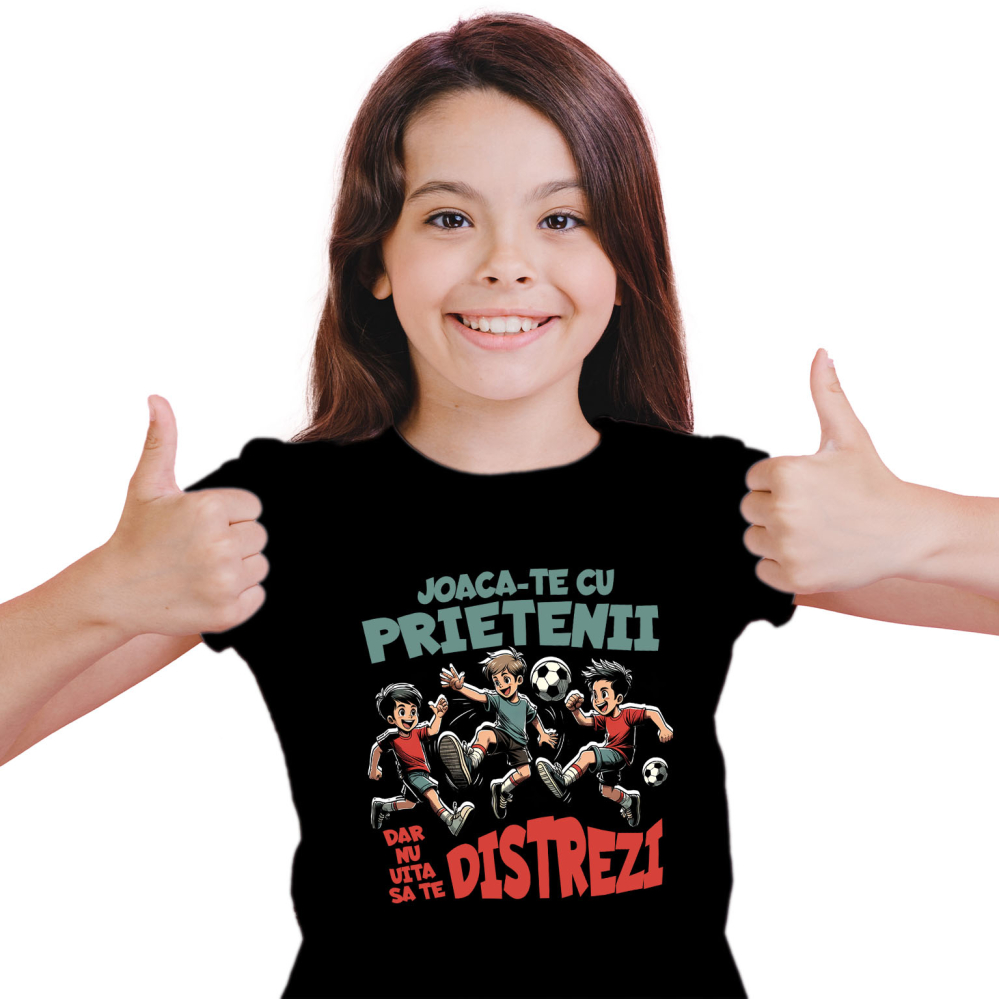 Tricou Femei, Barbati, Copii, Fata, Baiat, Unisex Personalizat Cadouri Personalizate pentru Iubitorii Fotbalului – Familie, Prieteni și Distracție [2]