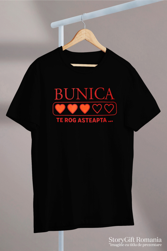 Tricou Femei, Barbati, Copii, Fata, Baiat, Unisex Personalizat Inimioare Umplute Personalizate | Cadou Special pentru Bunica [3]