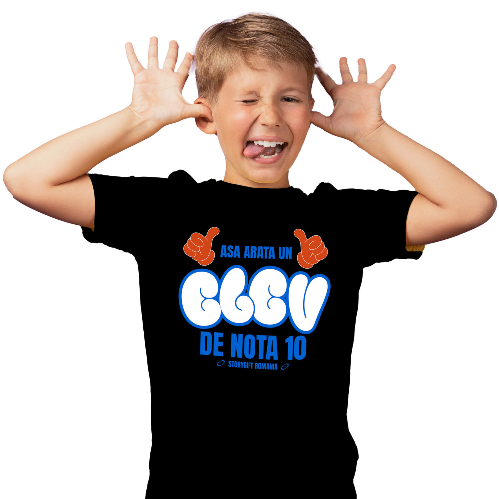 Tricou Femei, Barbati, Copii, Fata, Baiat, Unisex Personalizat Mâini Stil Mickey Mouse & Educație: Rechizite Personalizate pentru Elevii De Nota 10 [1]