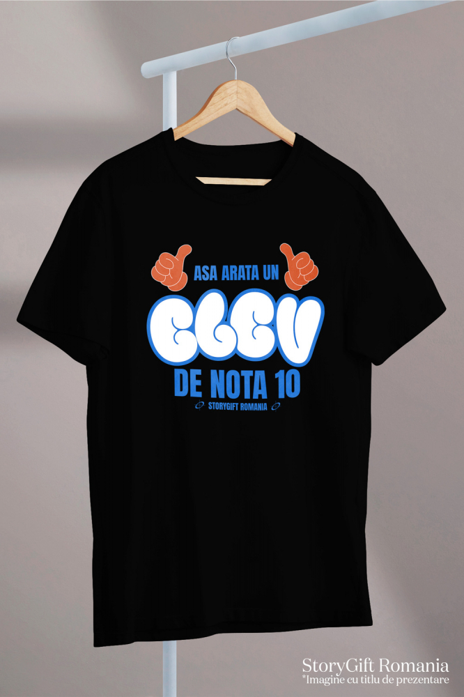 Tricou Femei, Barbati, Copii, Fata, Baiat, Unisex Personalizat Mâini Stil Mickey Mouse & Educație: Rechizite Personalizate pentru Elevii De Nota 10 [3]