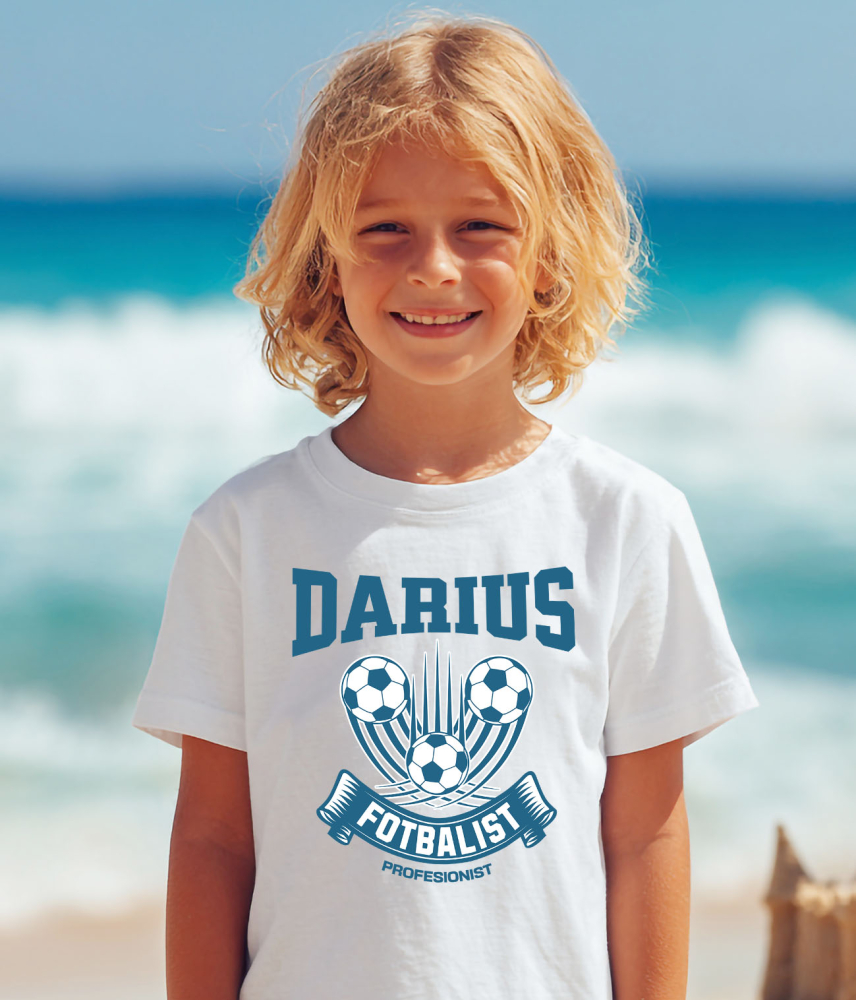 Tricou Femei, Barbati, Copii, Fata, Baiat, Unisex Personalizat Mingi de Fotbal - Tricou Personalizat pentru Echipe și Suporteri [4]