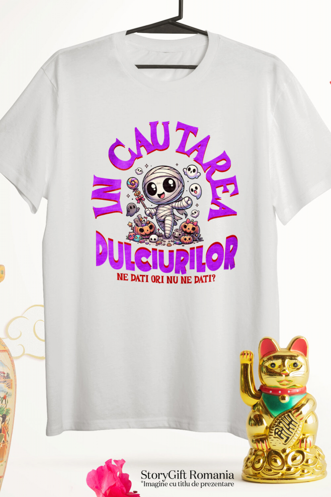 Tricou Femei, Barbati, Copii, Fata, Baiat, Unisex Personalizat Diavol Drăguț cu Furca pentru Halloween | Micul Diavol Este Foarte Drăguț | Cadou Personalizat pentru Copii [3]