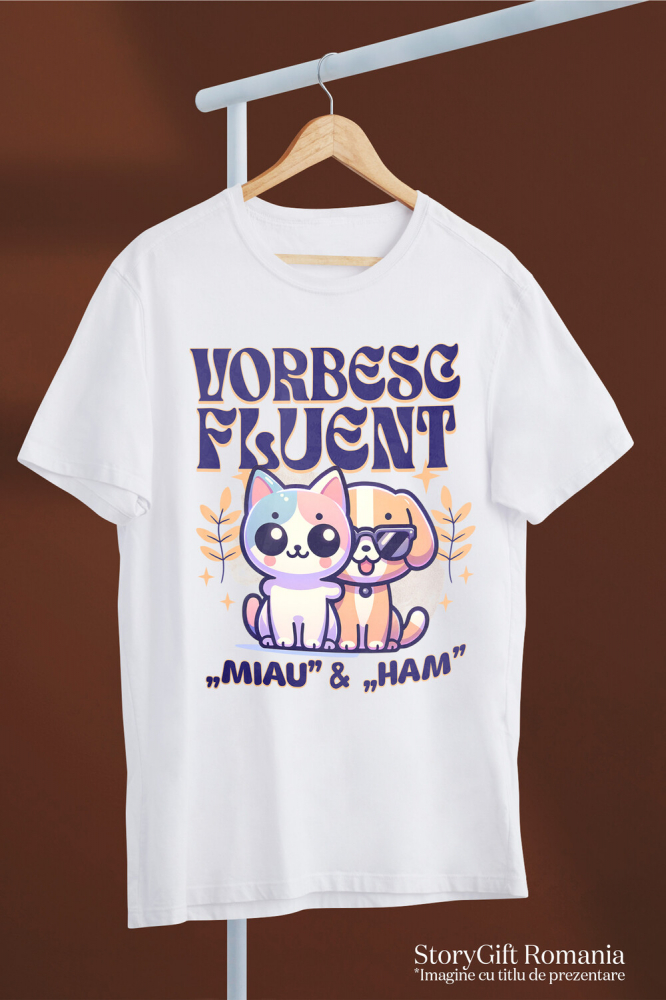 Tricou Femei, Barbati, Copii, Fata, Baiat, Unisex Personalizat Tricou Personalizat Pisică și Câine – Mesaj Amuzant pentru Frați | Cadou Perfect [3]