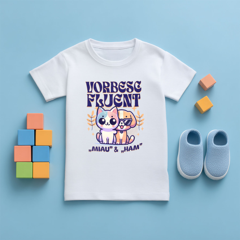 Tricou Femei, Barbati, Copii, Fata, Baiat, Unisex Personalizat Tricou Personalizat Pisică și Câine – Mesaj Amuzant pentru Frați | Cadou Perfect [5]
