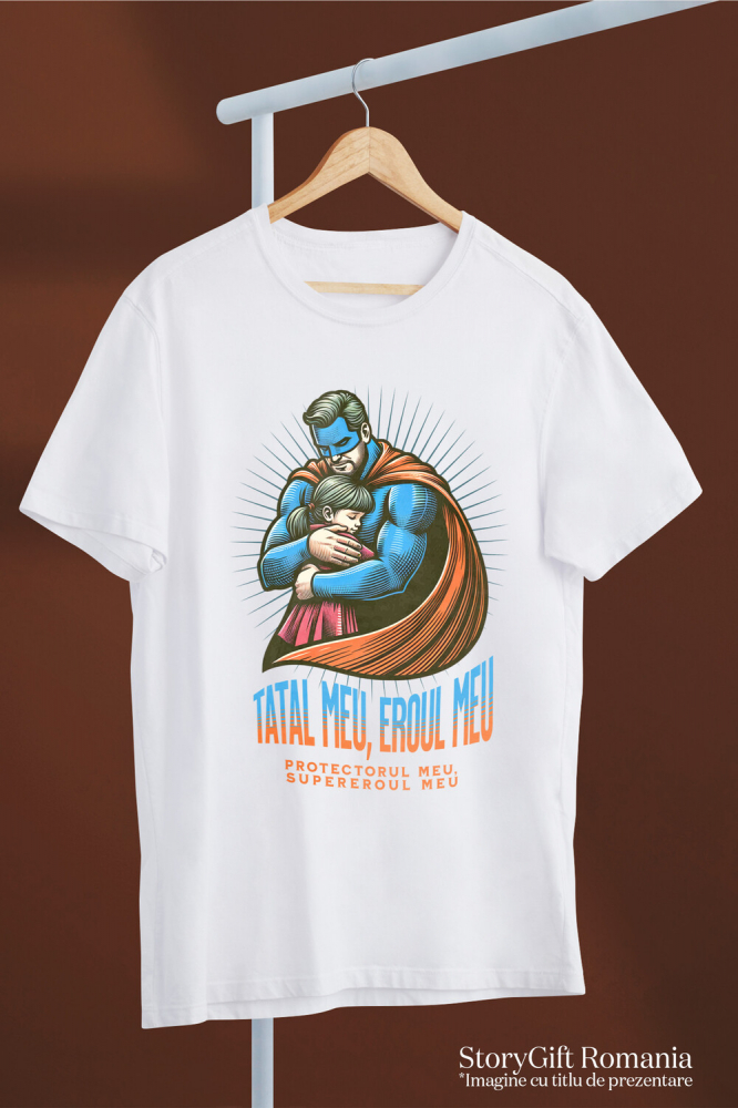 Tricou Femei, Barbati, Copii, Fata, Baiat, Unisex Personalizat Cadouri Personalizate Tata și Fiică | Cel Mai Iubit Tata, Dragoste Familie [3]