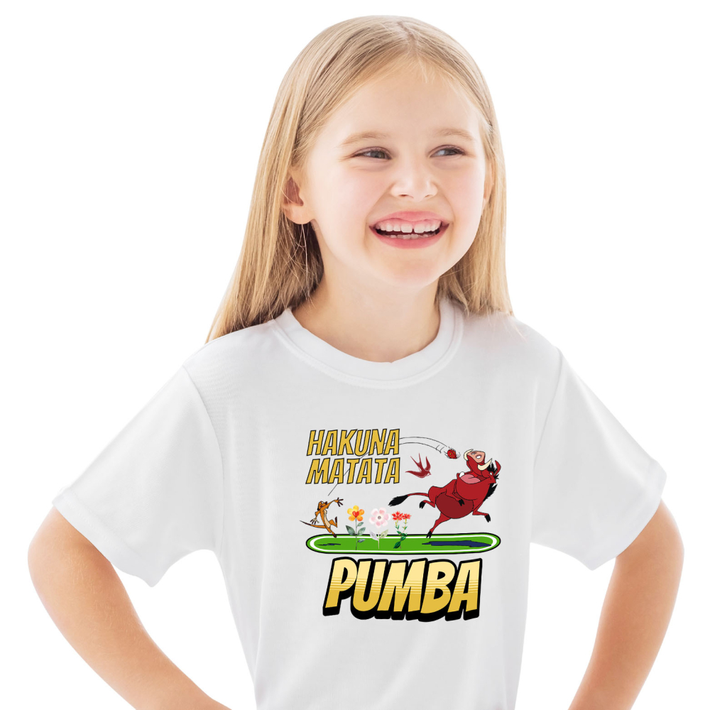 Tricou Copii cu Pumba, îndrăgostit până peste urechi, cu inimioare 100% Bumbac, Alb, 6 Ani [2]
