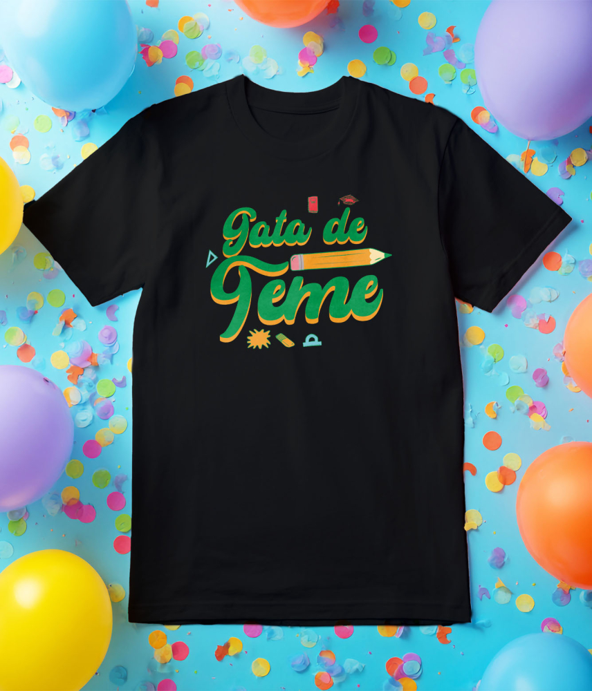 Tricou Femei, Barbati, Copii, Fata, Baiat, Unisex Personalizat Rechizite Școlare – Creion Gata de Școală pentru Copii [5]