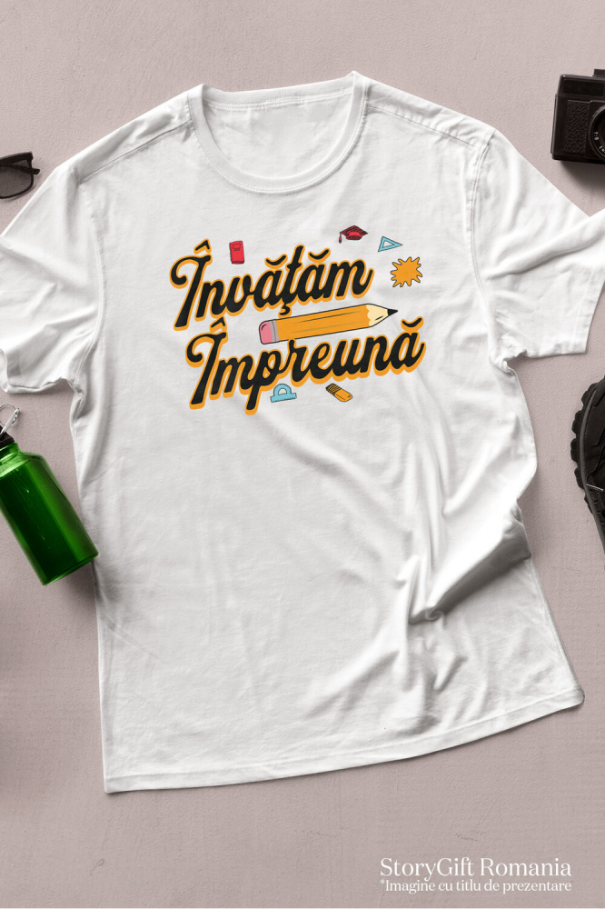Tricou Femei, Barbati, Copii, Fata, Baiat, Unisex Personalizat Rechizite Școlare Copii | Creion Imens și Educație Personalizată [3]