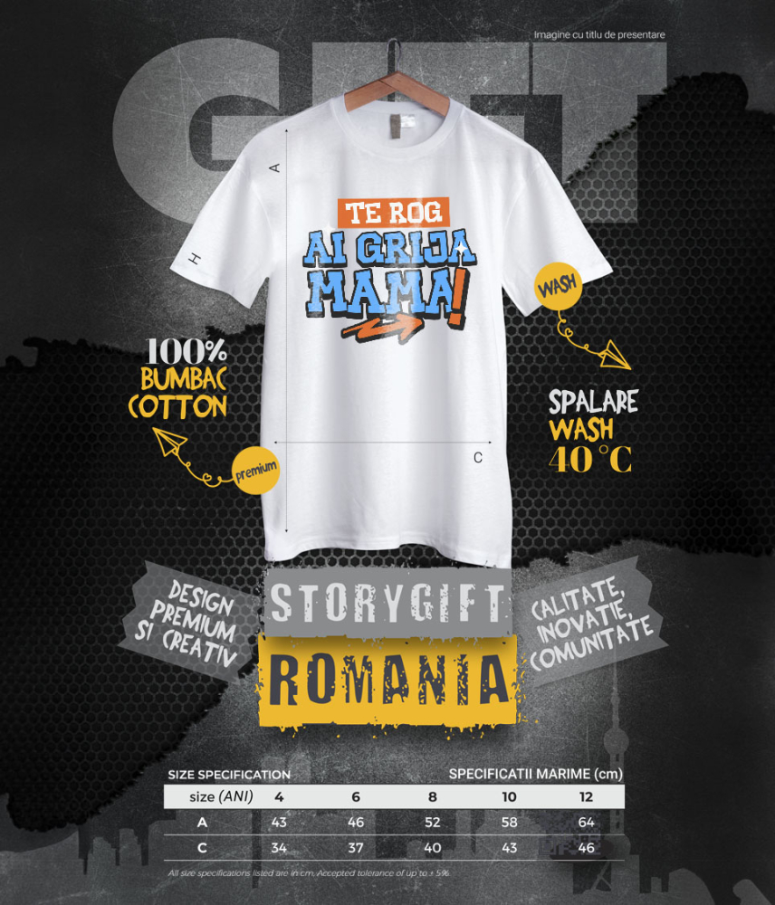 Tricou Femei, Barbati, Copii, Fata, Baiat, Unisex Personalizat [6]