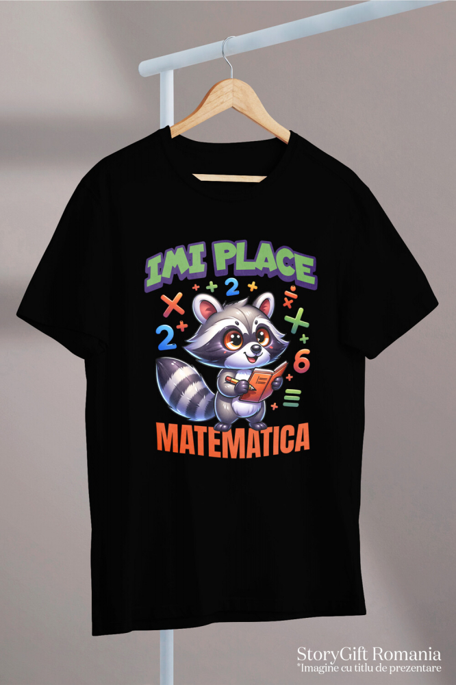 Tricou Femei, Barbati, Copii, Fata, Baiat, Unisex Personalizat Tricou Sconcs Matematician - "Îmi Place Matematica" | Cadou Educațional pentru Copii și Iubitori de Știință [3]
