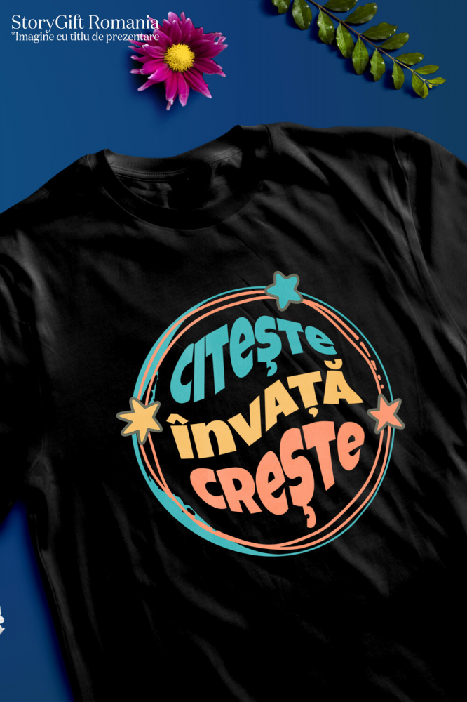 Tricou Femei, Barbati, Copii, Fata, Baiat, Unisex Personalizat Sfera Colorată | Citeste, Învață și Crește – Produse Educaționale pentru Copii [3]