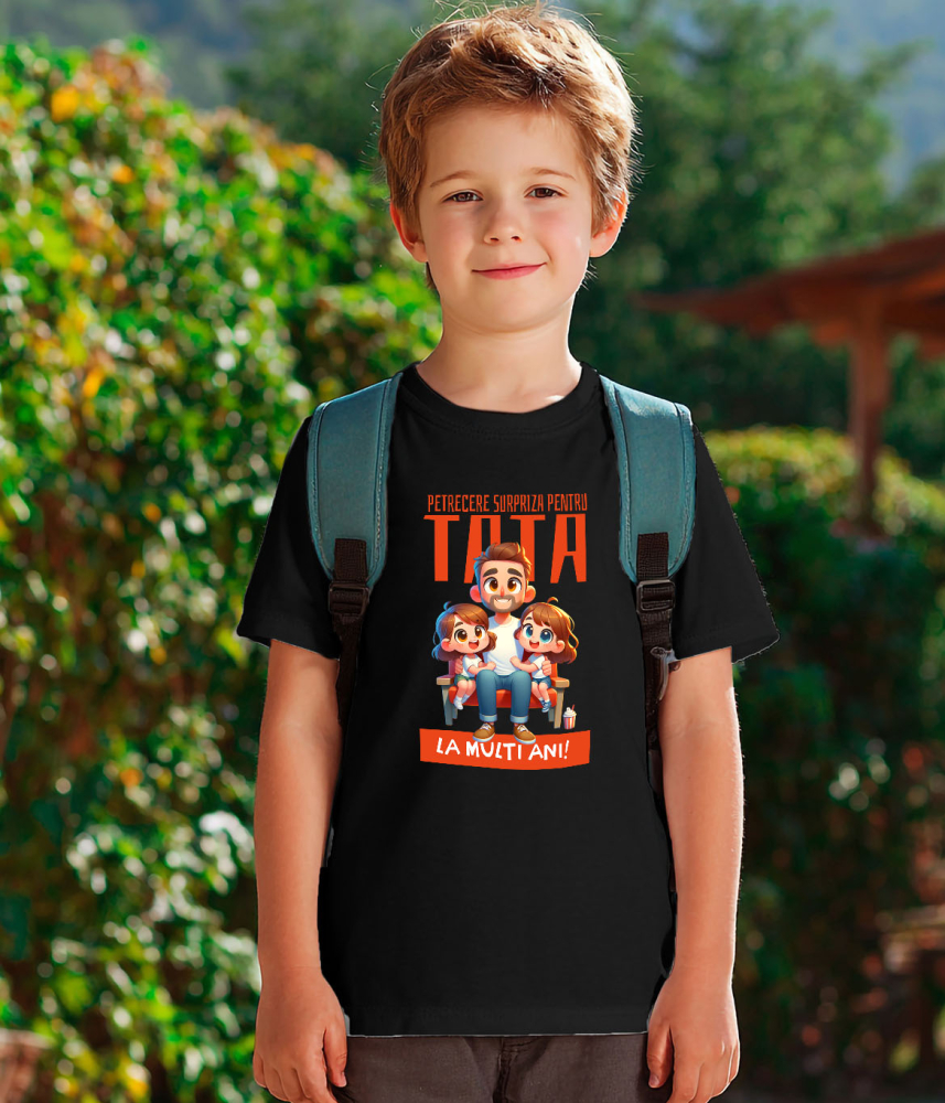 Tricou Femei, Barbati, Copii, Fata, Baiat, Unisex Personalizat Cadouri Personalizate Tata și Fiică | Pelerină Roșie, Eroul Meu, Protectorul Meu [4]